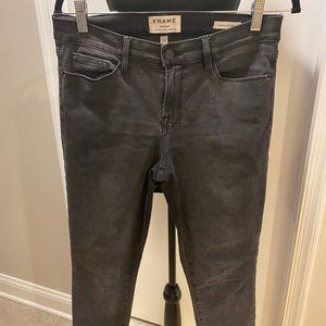 Frame Denim, Le Skinny de Jeanne, Size 29, Black